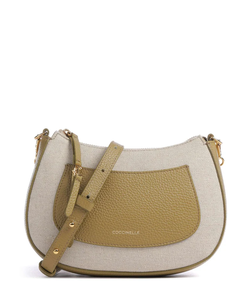 Coccinelle C-Easy Canvas Bandolera natural/seagrass