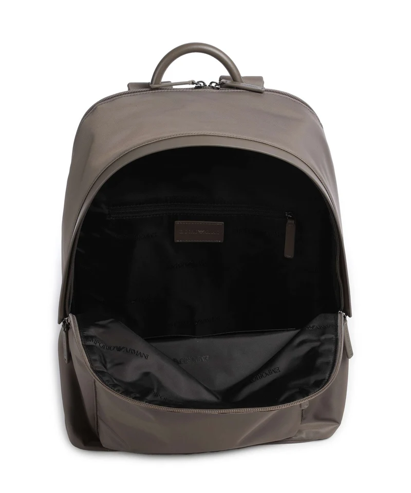 Emporio Armani Recycled Nylon Mochila major brown