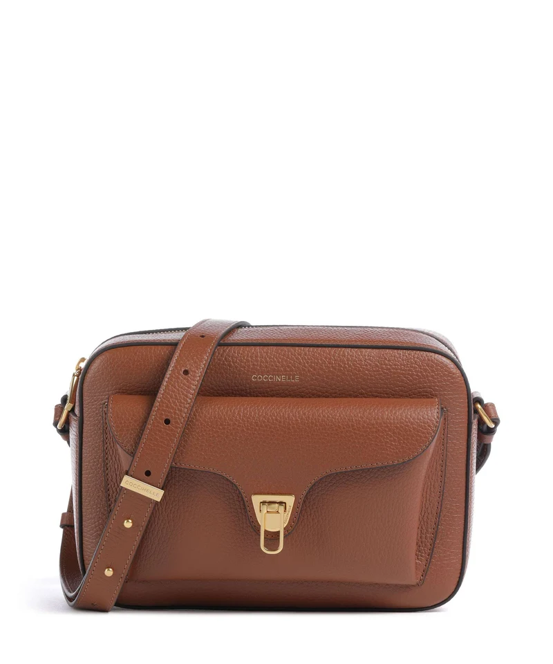 Coccinelle Beat Soft Bandolera cognac