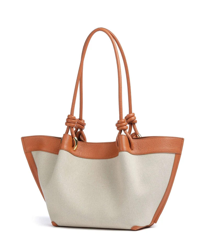 Coccinelle Finn Canvas Bolso de hobo natural/crab