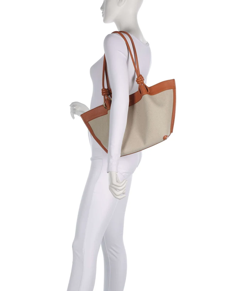 Coccinelle Finn Canvas Bolso de hobo natural/crab