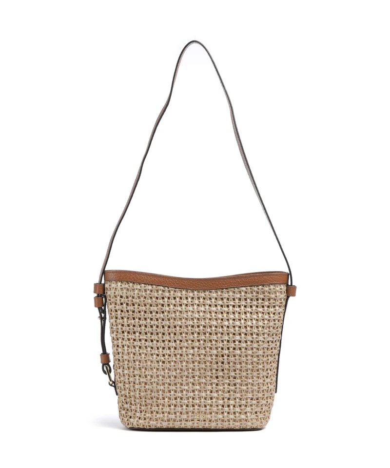 Abro Raffia Cordino Cosmo Bandolera caramel/cognac