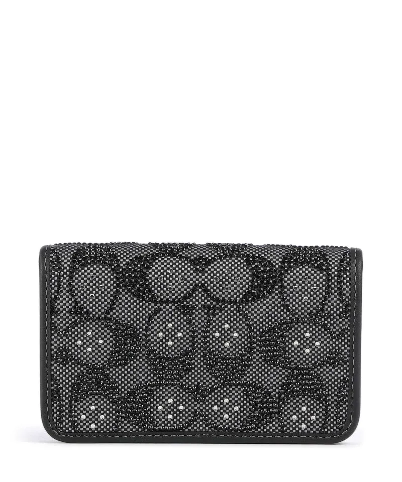 Coach Essential Crystal Signature Jacquard Monedero black