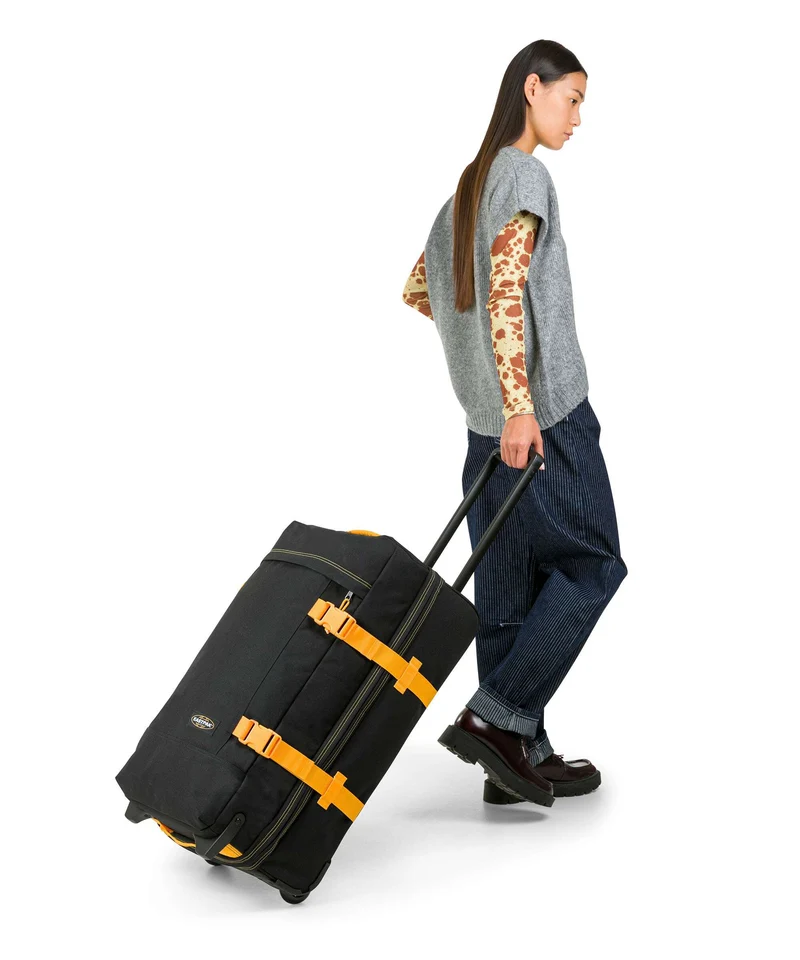 Eastpak Tranverz M Bolso de viaje con ruedas kontrast mango
