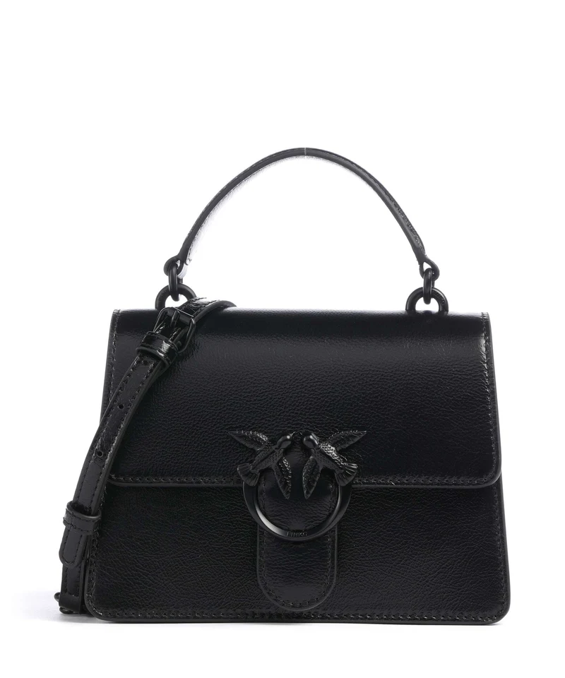 Pinko Love One Mini Bolso de mano nero limousine block color