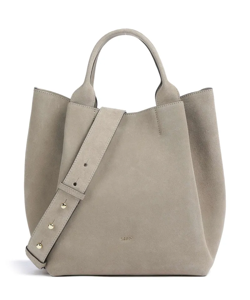 Abro Suede Essential Medium Bolso de mano siena