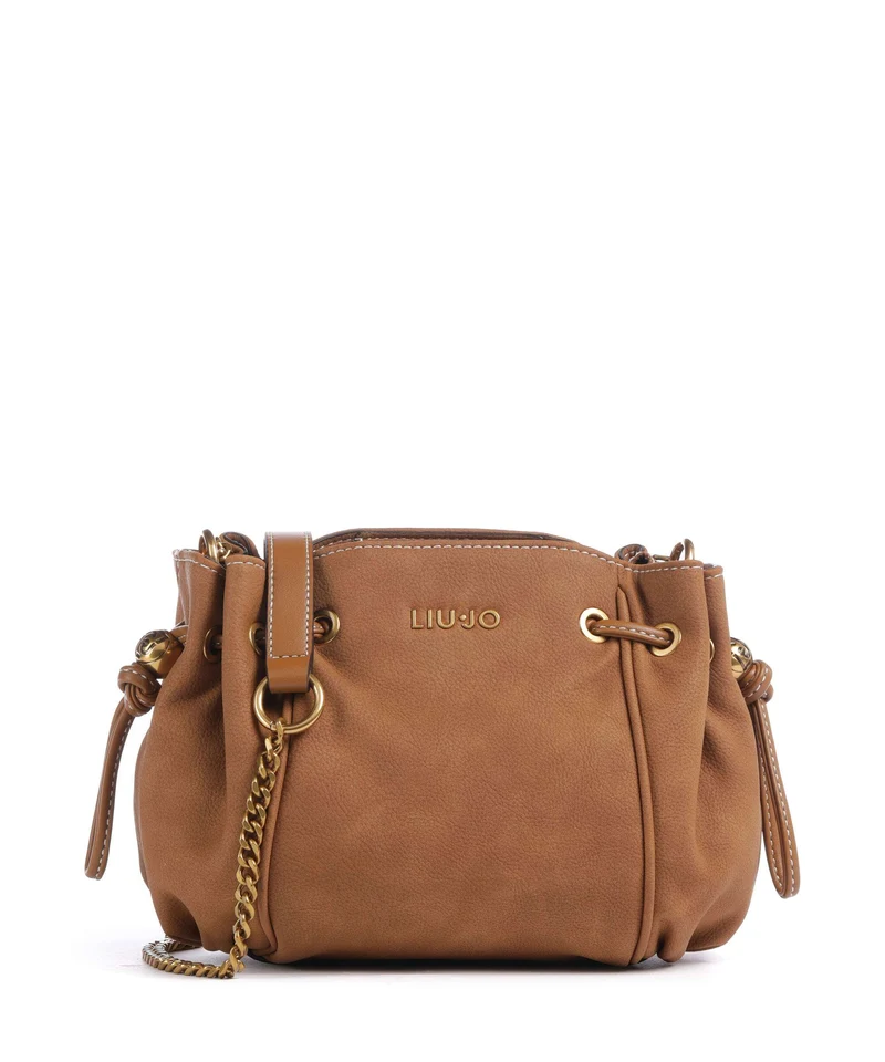 Liu Jo Ginesa M Bucket bolso de mano cammello