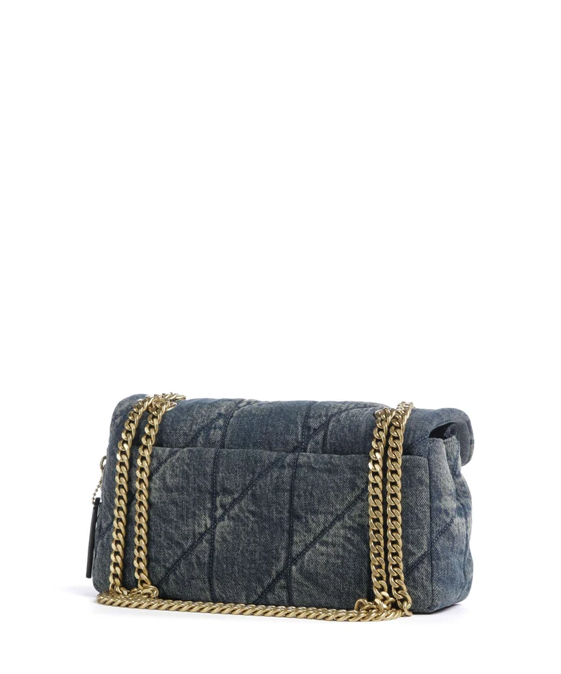 Coach Tabby Soft Quilted Loved Denim 26 Bolso de hombro dark indigo