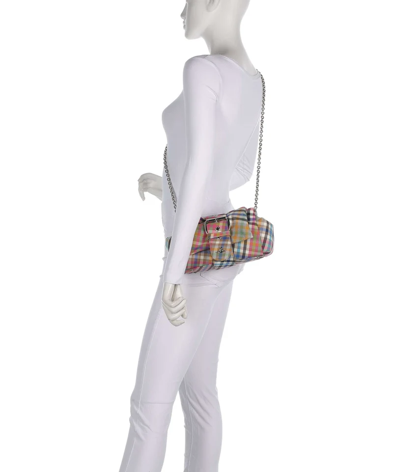 Vivienne Westwood Hazel Heather Check Treasure Bolso de hombro multicolour