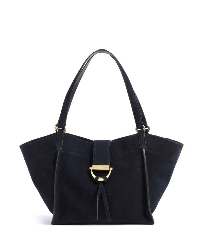 Abro Suede Temi Bolsa shopping navy