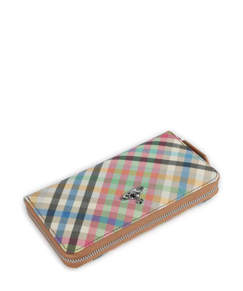 Vivienne Westwood Buccia D'Arancia Classic Monedero heather plaid