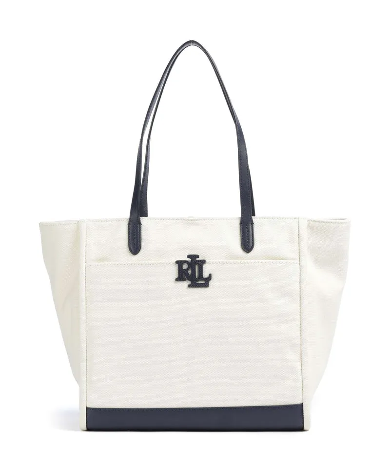 Lauren Ralph Lauren Cameryn Large Bolsa shopping natural/refined navy