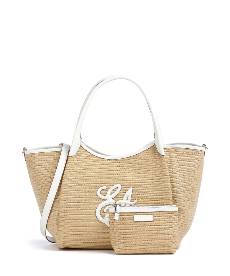 Emporio Armani Durini 24 M-L Bolsa shopping naturale/bianco