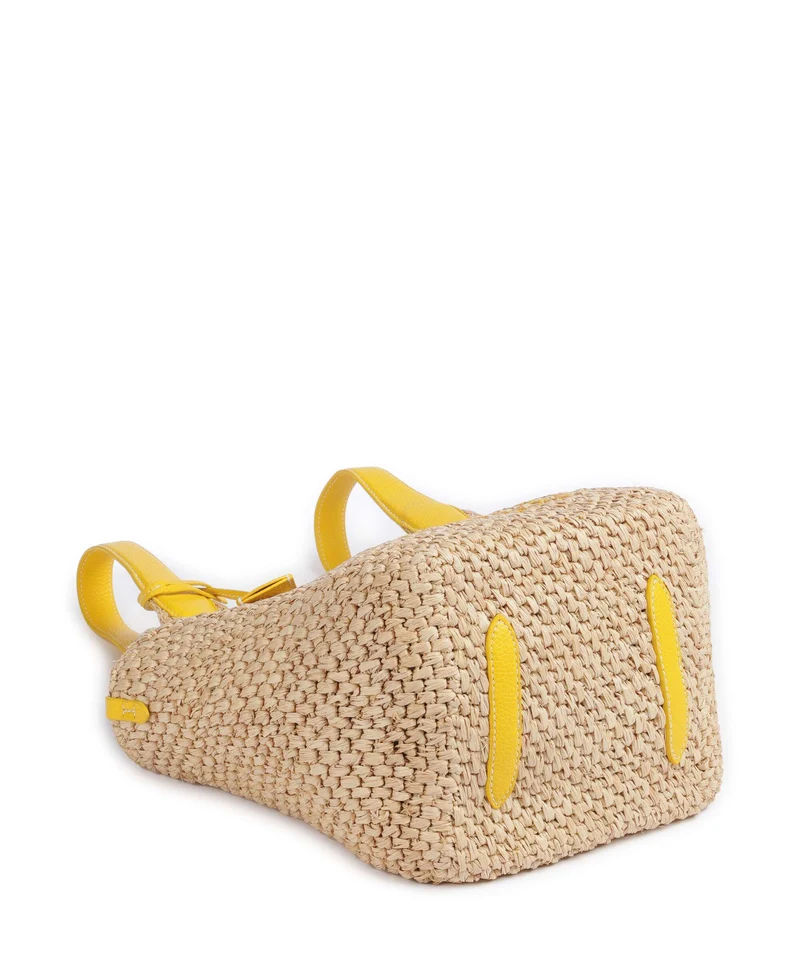Polo Ralph Lauren Play Medium Bolso de mano natural/canary yellow