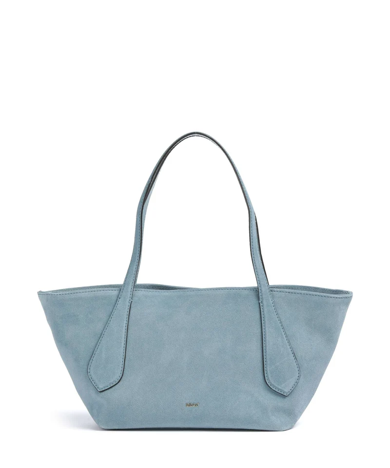 Abro Suede Carina Bolsa shopping sapphire