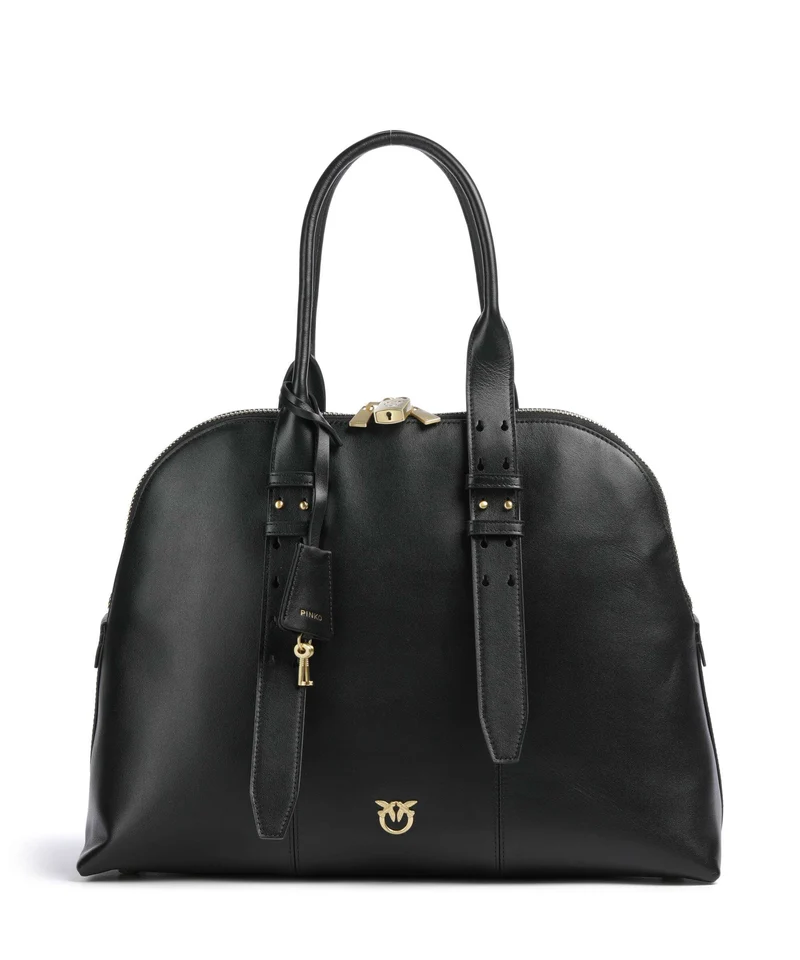 Pinko Bolso de mano nero limousine/matt gold