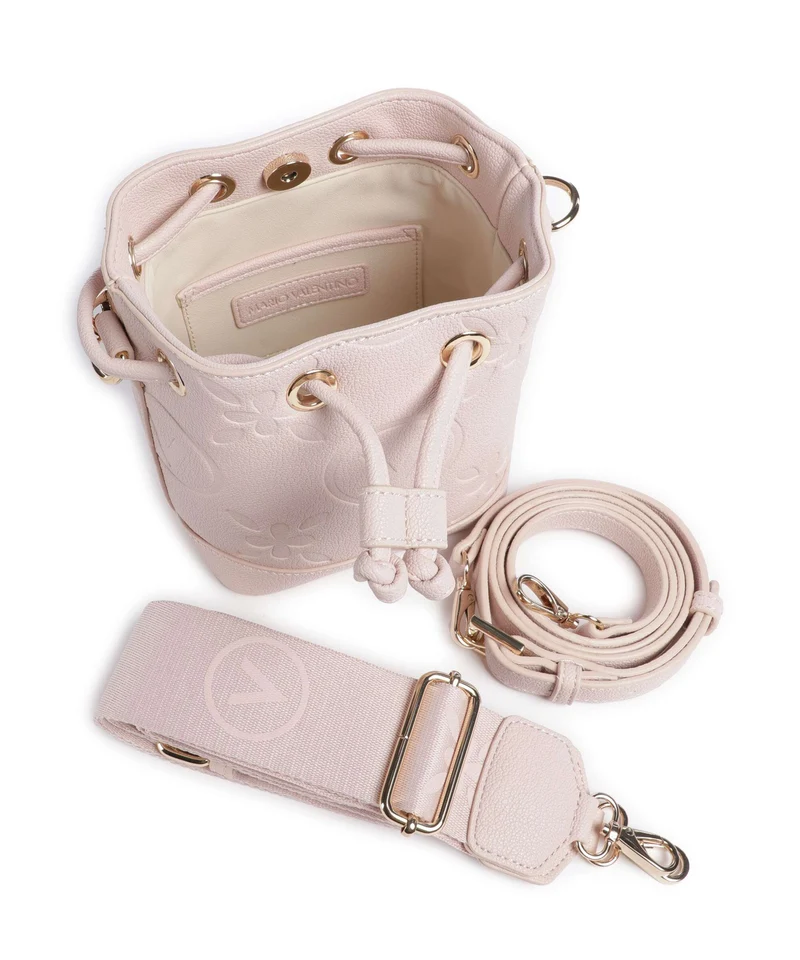 Valentino Bags Samba Re Bucket bolso de mano cipria