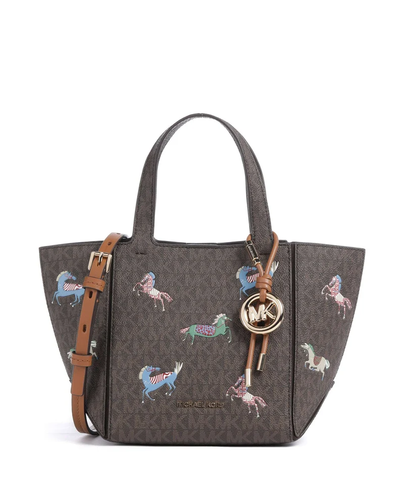Michael Kors Jordi Small Bolso de mano brown/acorn