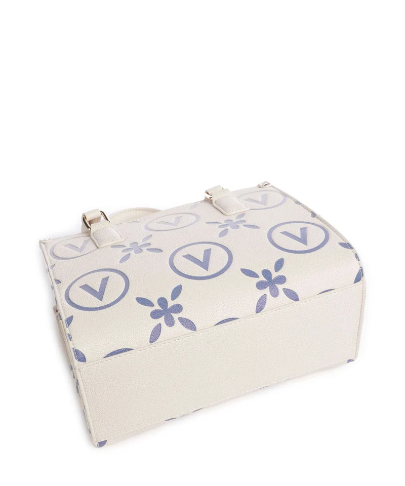 Valentino Bags Samba Re Print Bolso de mano ecru/bluette