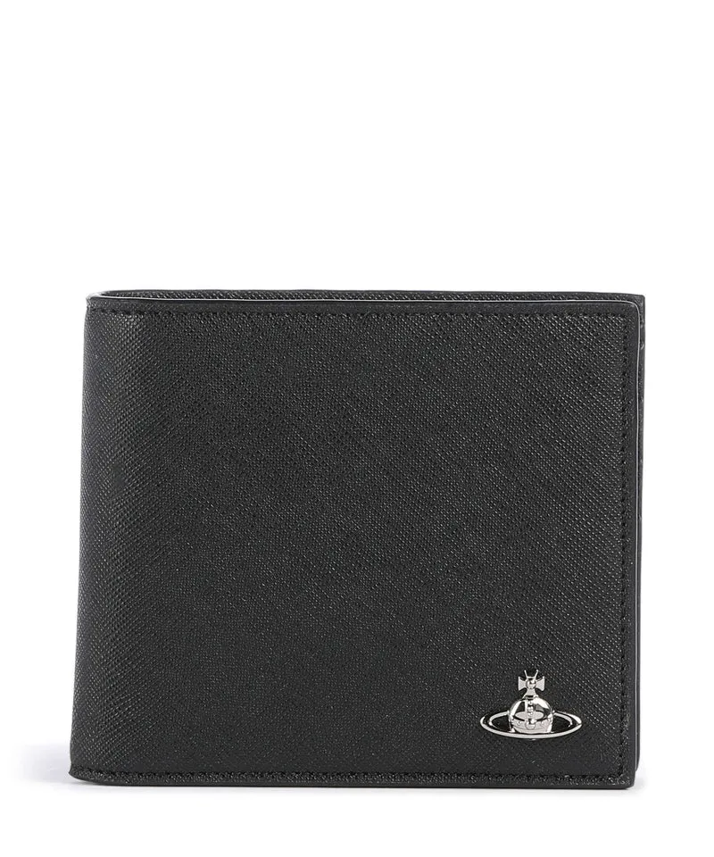 Vivienne Westwood Saffiano Plain Tarjetero black