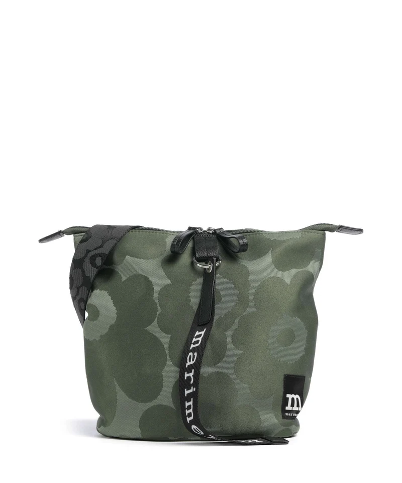 Marimekko Carry All Unikko Bandolera green/light green