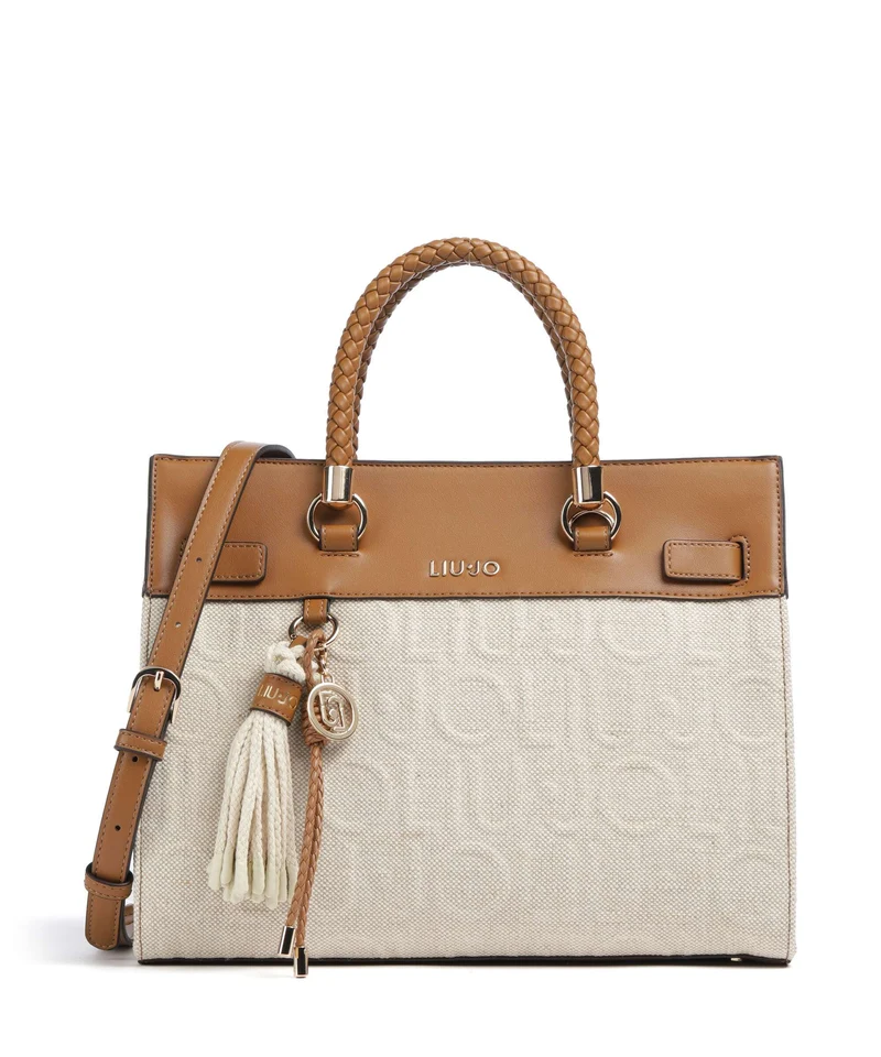 Liu Jo Manhattan M Bolso de mano naturale