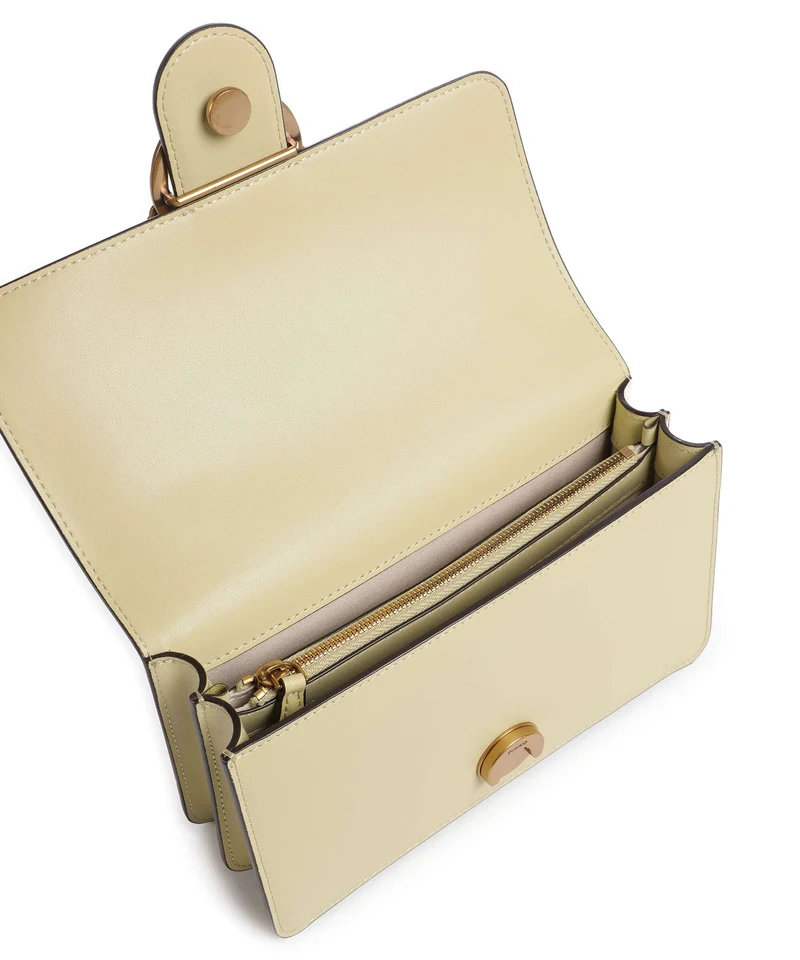 Pinko Love One Mini Bandolera giallo vaniglia/antique gold
