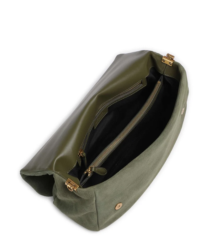 Pinko Click Soft Horizontal Bolso de hombro oliva capulet/antique gold