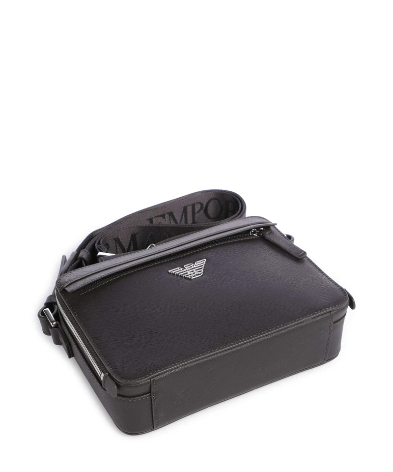 Emporio Armani Business Regenerated Bandolera ebony