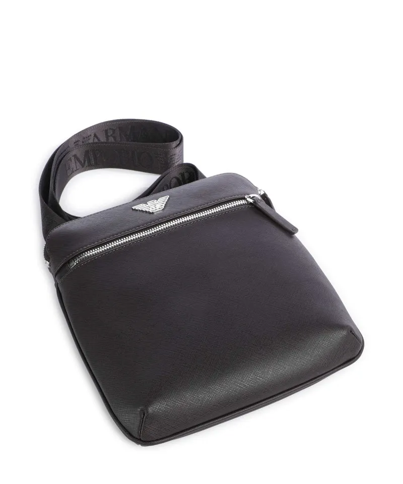 Emporio Armani Business Regenerated Bandolera ebony