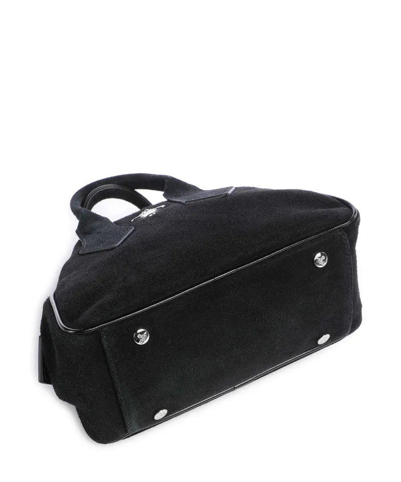 Vivienne Westwood Yasmine Suede Small Bolso de mano black
