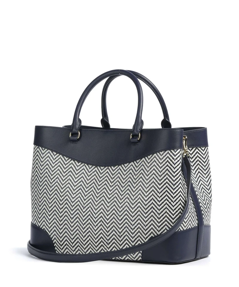 Lauren Ralph Lauren Marcy 36 Bolso de mano refined navy/soft white