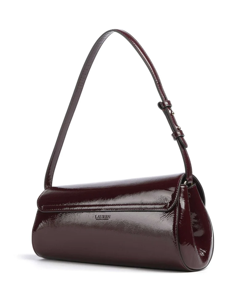 Lauren Ralph Lauren Tasha Medium Bolso de hombro dark garnet