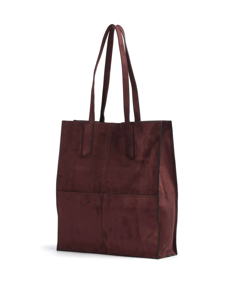 Liebeskind Amy Vegan Suede L Bolsa shopping pomegranate