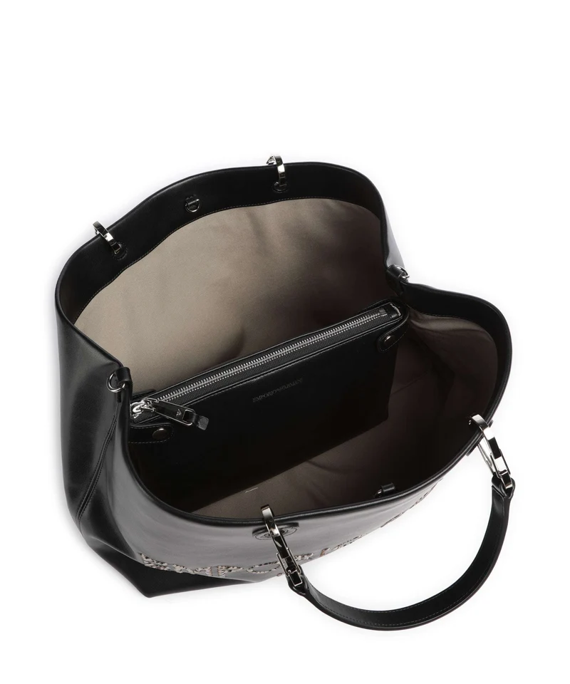 Emporio Armani My EA M Bolso de mano nero/cappuccino