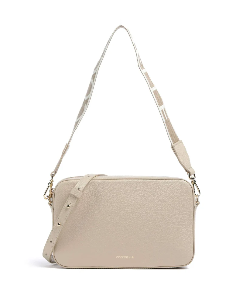Coccinelle Tebe Bolso de hombro sandshell