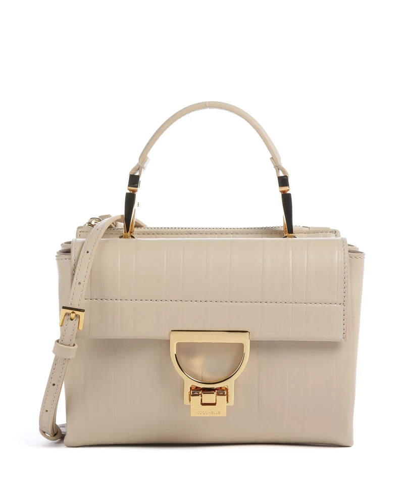 Coccinelle Arlettis Plisse Bandolera sandshell