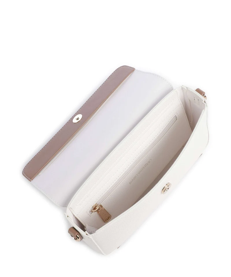 Valentino Bags Alexia Bolso de hombro bianco/cuoio