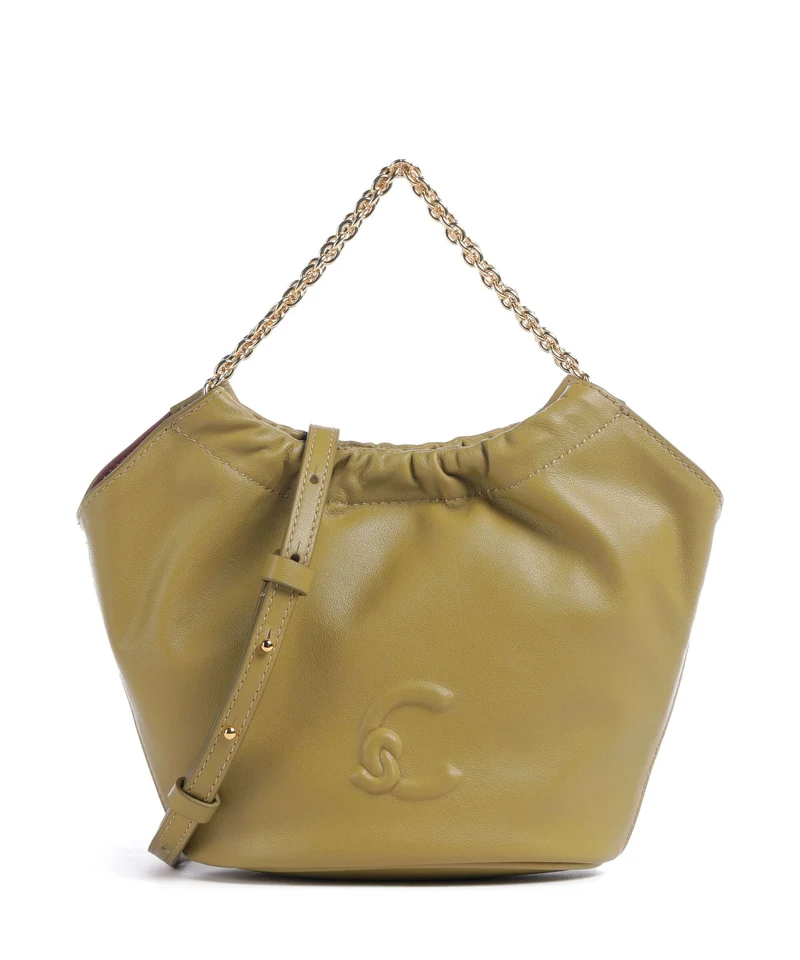 Coccinelle Smash Bucket bolso de mano seagrass