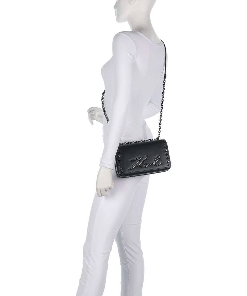 Karl Lagerfeld K/Signature 2.0 Bolso de hombro black embellishment