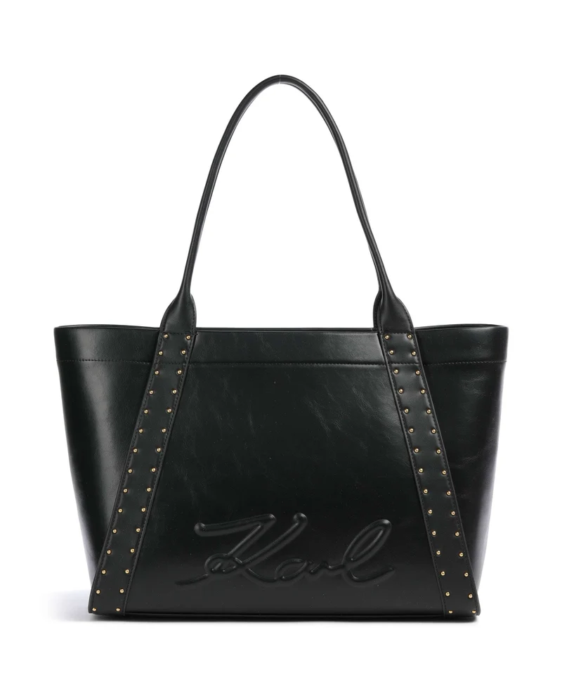Karl Lagerfeld K/Ville Medium Bolsa shopping black/gold