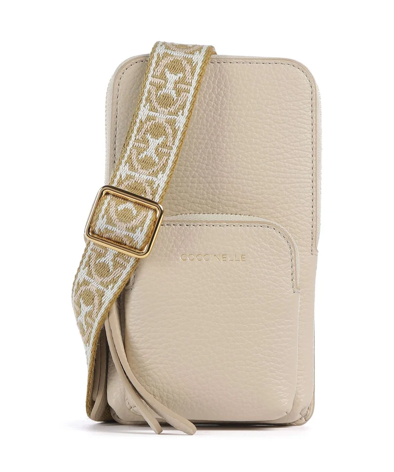 Coccinelle Pixie Bolsa para móvil sandshell