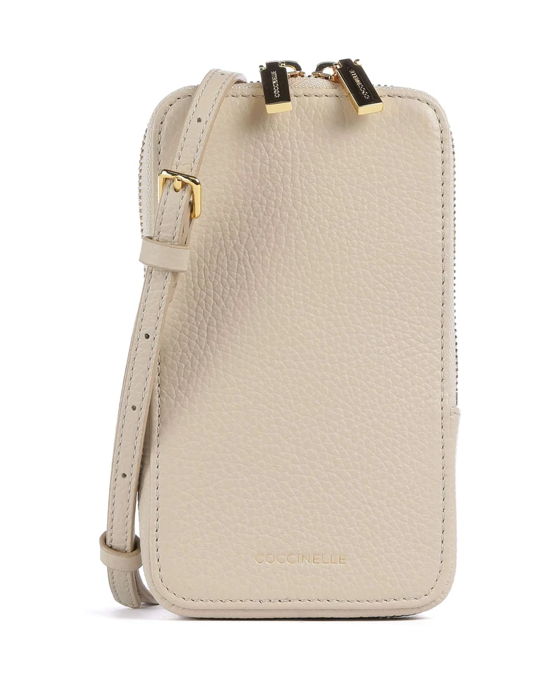 Coccinelle Flor Bolsa para móvil sandshell