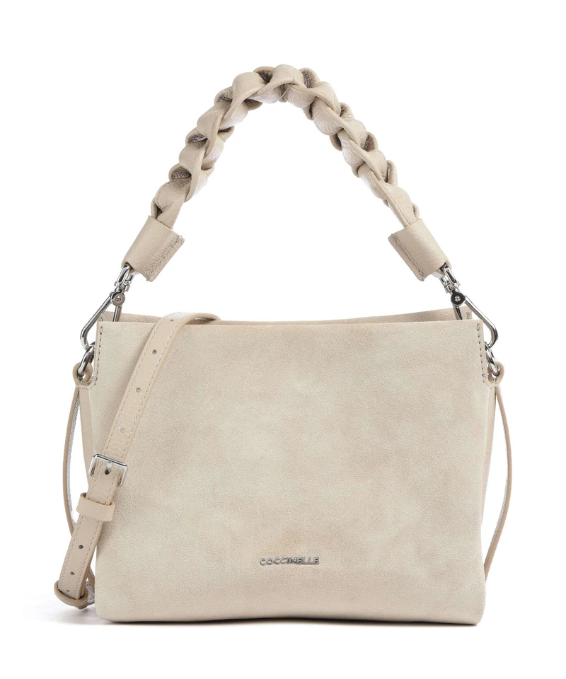 Coccinelle Boheme Suede Bolso de mano sandshell