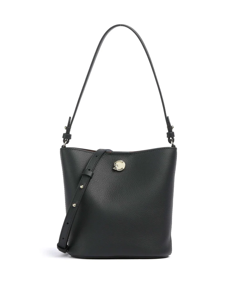 Coccinelle Nikla Bucket bolso de mano noir/cognac