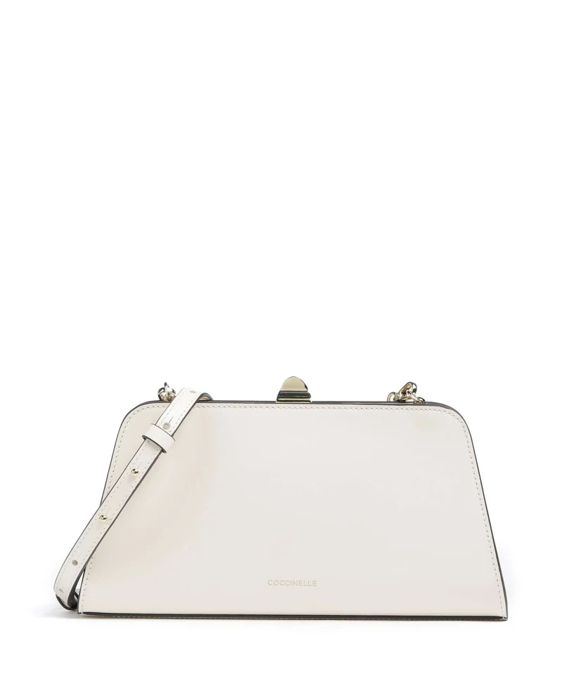 Coccinelle Liv Calf Bandolera pearl