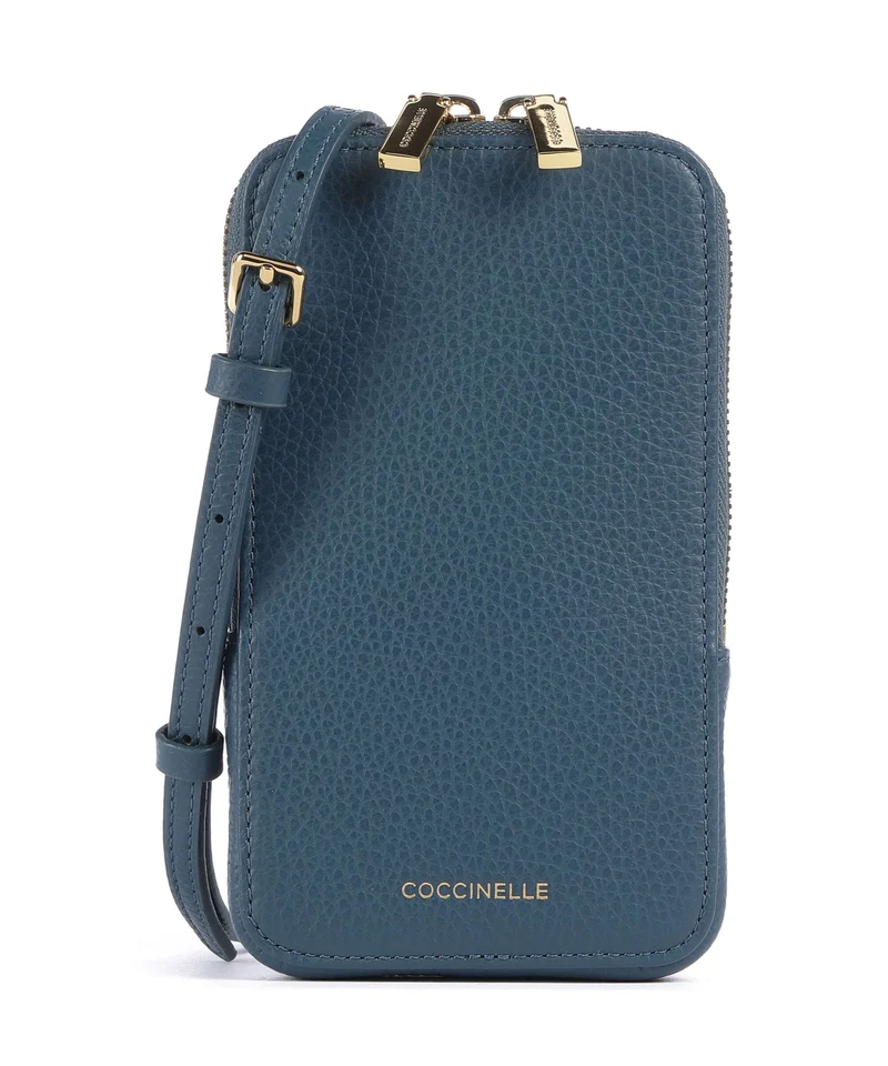 Coccinelle Flor Bolsa para móvil deep blue