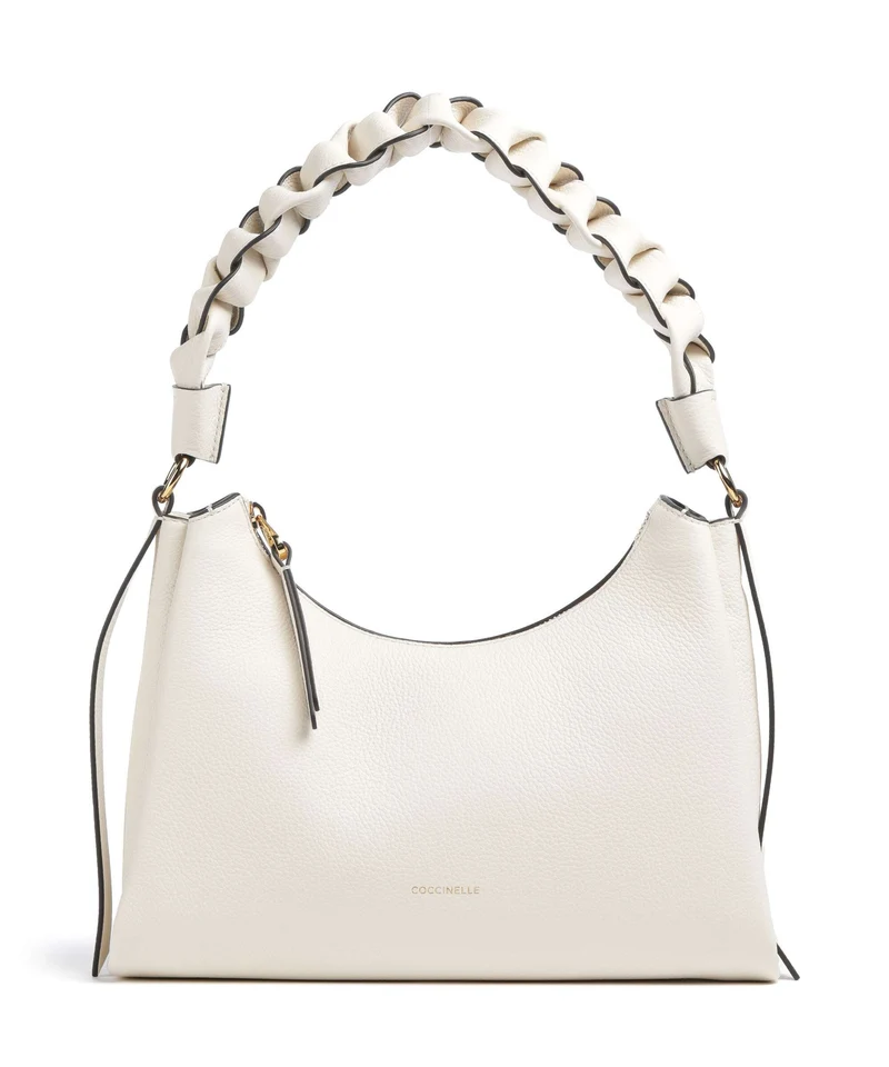 Coccinelle Boheme Grana Double Bolso de hombro pearl/cognac