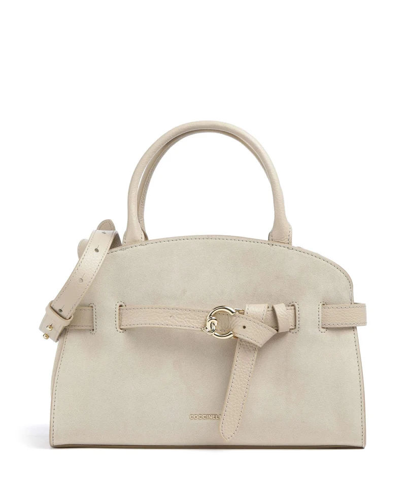 Coccinelle Sabine Suede Bolso de mano sandshell
