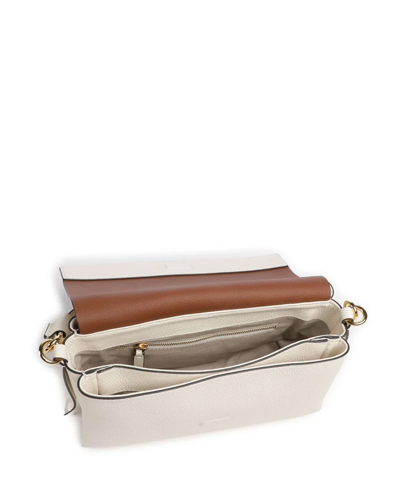 Coccinelle Boheme Grana Double Bolso de hombro pearl/cognac